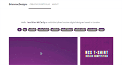 Desktop Screenshot of brianmacdesigns.com